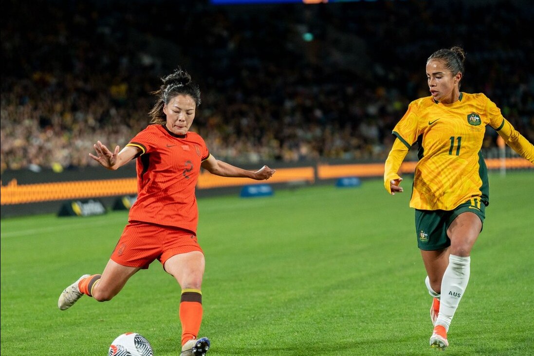 澳大利亚女足备战明日与阿根廷一战
